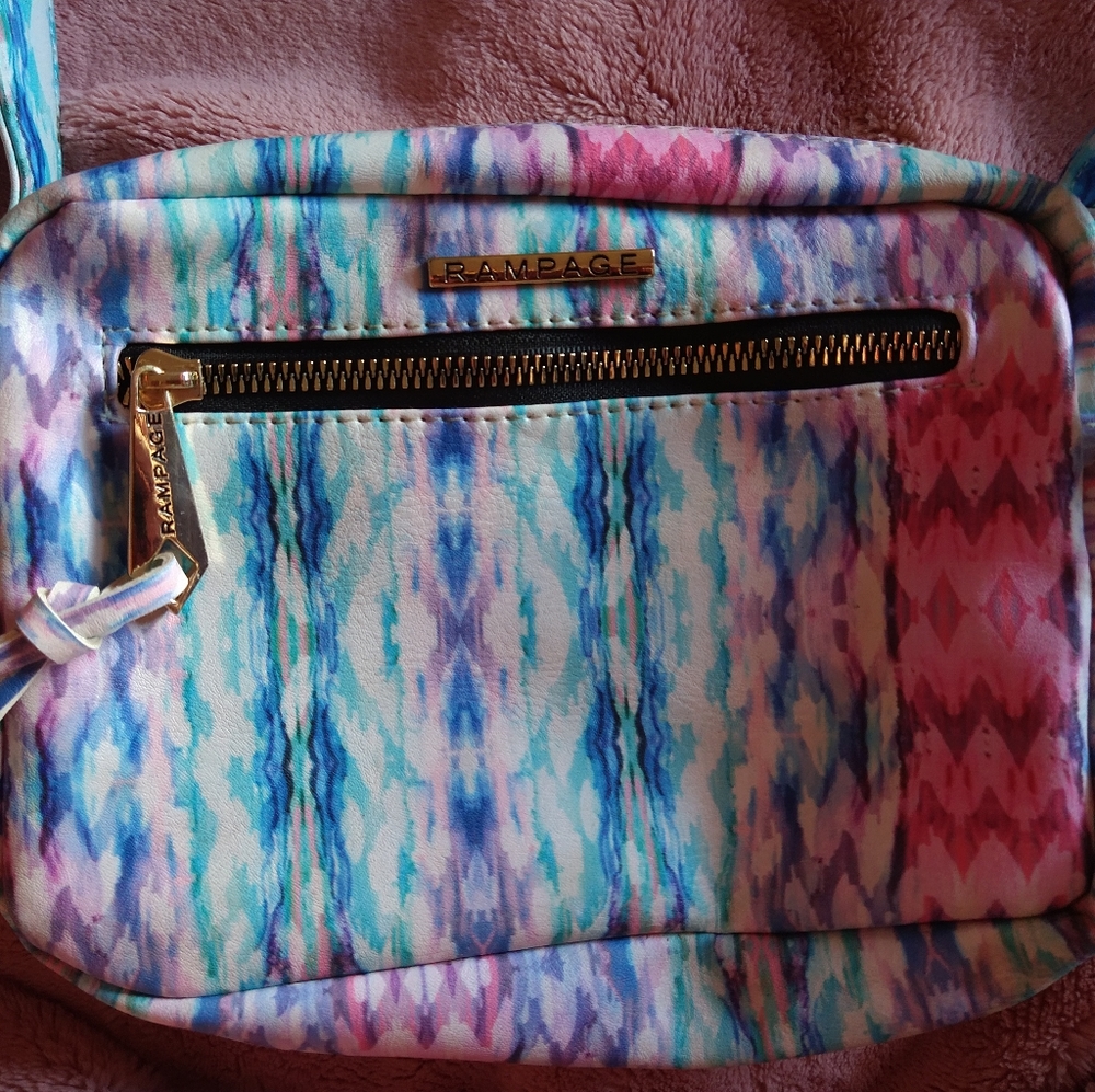 RAMPAGE tie dye crossbody purse